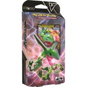 Jogo de Cartas - Cards - Pokémon -  Baralho de Batalha V - Rayquaza - Copag