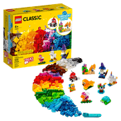 Blocos de Montar LEGO Classic Transparentes Criativos
