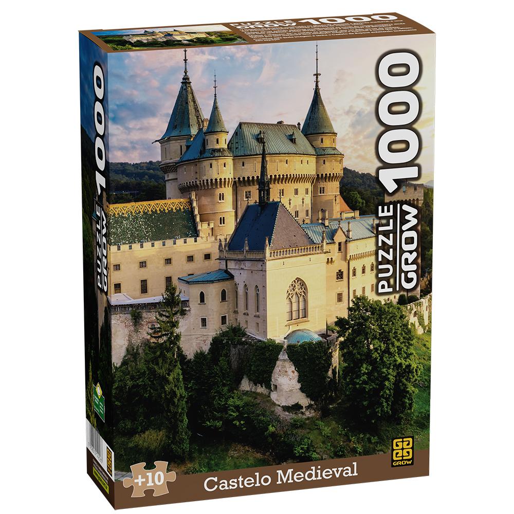 Sacit Quebra-cabeças de 1000 peças, castelo de paisagem da baía para  crianças, adultos, pais e filhos (10 estilos) : : Brinquedos e  Jogos