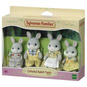 Sylvanian Families Família dos Coelhos Cauda de Algodão EPOCH Magia 4030