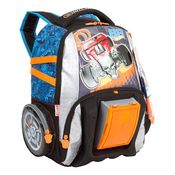 Mochila Sestini Hot Wheels 17Z G Infantil Preta/Azul Sestini