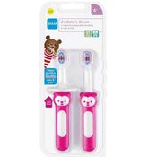 Escova Dental Learn TO BRUSH SET Rosa MAM 8308