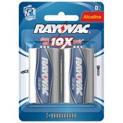 Pilhas Alcalinas - LR20 Grande - D2 - Cartela com 2 Unidades - Rayovac