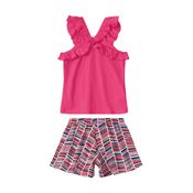 Conjunto Circus Magic Babados Menina Malwee Kids