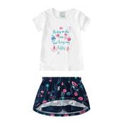 Conjunto Inscrição Com Glitter Malwee Kids