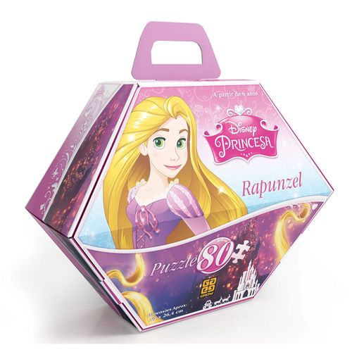 Quebra-Cabeça - Princesas Disney - Coração - 80 Peças - 2018