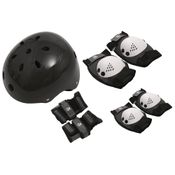 Kit de Proteção Radical Premium Completo c/ Capacete - (P) Blister - AZ - Preto 442100