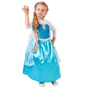 Fantasia Infantil Frozen - Princesa Elsa - Regina Festas - G - Disney