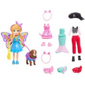 BONECA POLLY POCKET KIT CACHORRO FANTASIA COMBINADA MATTEL