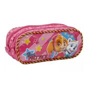 Estojo Duplo Patrulha Canina Rosa Girl Team - Xeryus