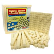 Material Dourado Individual em Plástico 62 Peças - Carimbrás