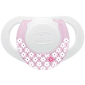 Chupeta Ring Ortodôntica de Silicone - Rosa - N 1 - 0 Meses - Chicco