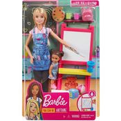 Boneca Barbie Profissoes Professora de ARTES Mattel GJM29