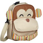 Mochila de Passeio - Macaquinho Marrom - KaBaby