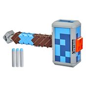 EXCLUSIVO - Lança Dardos - Nerf - Minecraft - Stormlander - Azul