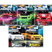 Hot Wheels - Set 5 Miniaturas e Caixa Especial - Velozes e Furiosos - Lote B - GJP74