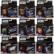 Hot Wheels - Set 9 Miniaturas - Star Wars Commemorative Series - FYT81
