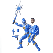 Figura Articulada com Acessórios - Power Ranger - Lightning Collection - DINO THUNDER BLUE RANGER