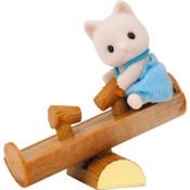 Bebê Gato com Gangorra - Bebês - Sylvanian Families - 4560