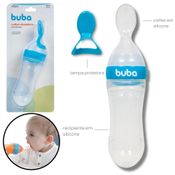 Colher Dosadora Buba Em Silicone e Protetor Para Bebês Baby