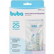 Kit 25 Sacos para Armazenar Leite Materno 200ML Buba