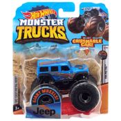 Hot Wheels - 1:64 - Jeep - Monster Trucks - GJF27