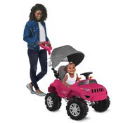 Passeio e Pedal - Superjipe Reclinável com Capota - Pink - Bandeirante