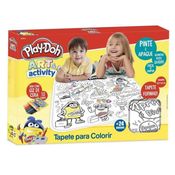 Play Doh Tapete de Colorir Com Giz de Cera