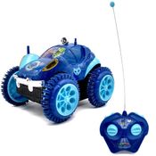 Carrinho de Controle Remoto Pj Masks - Super Manobra - Menino Gato - Azul - Candide