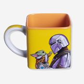 Caneca Cubo Mandalorian e Baby Yoda – Star Wars