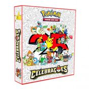 ÁLBUM FICHÁRIO POKEMÓN PARA CARDS CELEBRAÇÃO 25 ANOS