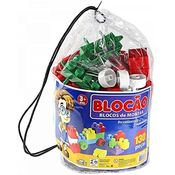 Blocos de Montar Blocão Grande Com 130 Peças - Mini Toys (367592)