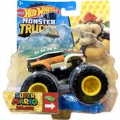 Hot Wheels - 1:64 - Bowser Super Mario - Monster Trucks - HHG84