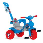 Triciclo Veloban Passeio - Marvel - Capitão América - Bandeirante - Disney