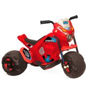 Triciclo Elétrico - Supercross Vermelha - 6V - Bandeirante