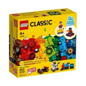 Lego Classic Blocos E Rodas 11014 – 653 Peças