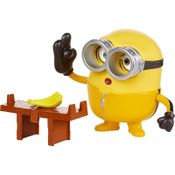 Boneco 10 cm - Bob - Minions Barulhentos e Bagunceiros A Origem de Gru - GMF05