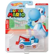 Hot Wheels - Light-Blue Yoshi - Super Mario - Character Cars - GRM39