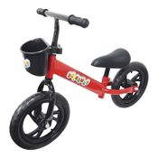 Bicicleta Infantil sem Pedal Balance Equilíbrio BW152VM - Vermelha