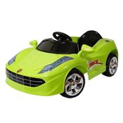 Mini Carro Elétrico 6V BW005VD - Verde (Modelo Ferrari)