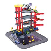 Posto Estacionamento Infantil com Elevador Pista Parking Garage BW092