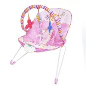 Cadeira Bebê Descanso Acolchoada Vibratória Musical até 11kg BW093RS - Rosa