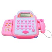 Caixa Registradora Infantil Rosa Musical BW042RS