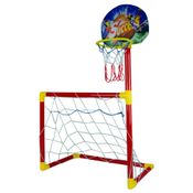 Jogo de Futebol e Basquete 2 em 1 Infantil BW126
