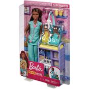 BARBIE PROFISSOES CONJUNTO PEDIATRA MORENA