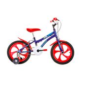 Bicicleta Aro 16 - Nic - Azul e Vermelho - Houston