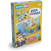 Quebra-cabeca Cartonado Peca Por Peca Mundo Bita