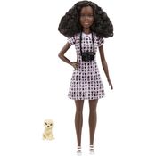 Boneca Barbie Profissões - Fotógrafa de Bichinhos de Estimação Negra Hcn10