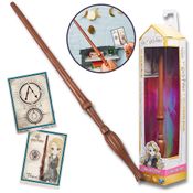 Harry Potter Varinha Mágica Luna Lovegood e Cartão Wizarding