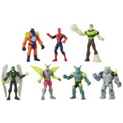 Conjunto com 7 Mini Figuras - Marvel - Ultimate Spider-Man Vs Sinister 6 - Hasbro